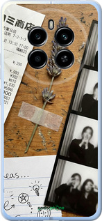 Силиконовый чехол Aesthetic Scrapbook Collage для Realme 12 4G - 6773u-3785 изображение 