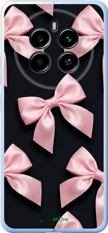 Силиконовый чехол Coquette Ribbons Dark Coquette для Realme 12 4G - 6767u-3785 изображение 