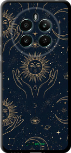 TPU чехол Celestial Harmony: Sun & Moon Gold Mystic Pattern для Realme 12+ - 6778b-3650 изображение 