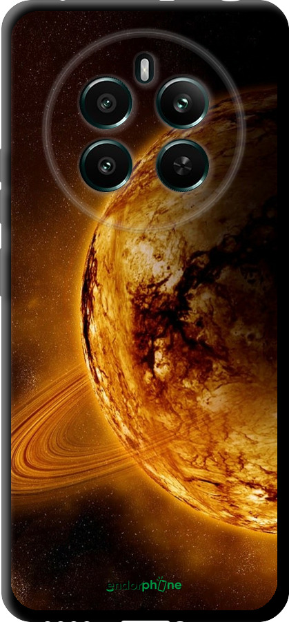 TPU чехол Жёлтый Сатурн для Realme 12+ - 170b-3650 изображение 