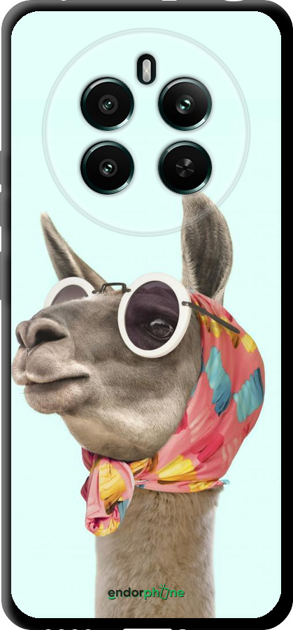 TPU чехол Модна лама для Realme 12+ - 4479b-3650 изображение 