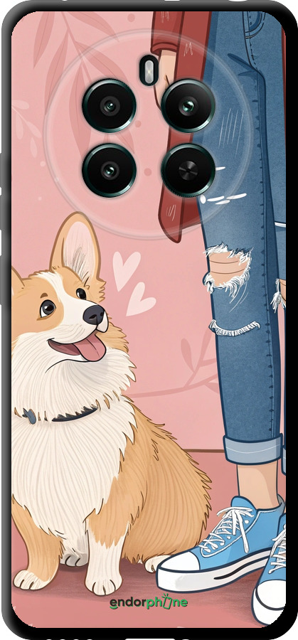 TPU чехол Корги 3 для Realme 12+ - 6707b-3650 изображение 