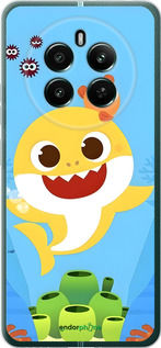 Силиконовый чехол Бейби Шарк для Realme 12+ - 6303u-3650 изображение 