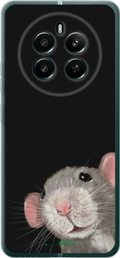 Силиконовый чехол The Peeking Rat для Realme 12+ - 6442u-3650 изображение 