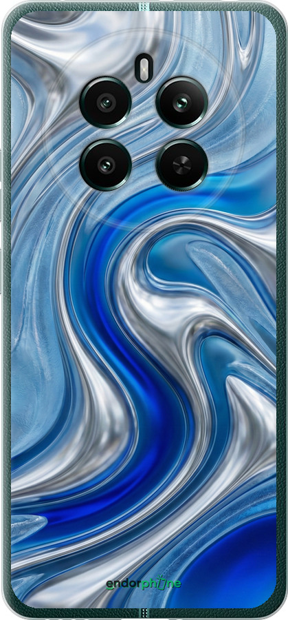 Силиконовый чехол Liquid Chrome для Realme 12+ - 6781u-3650 изображение 