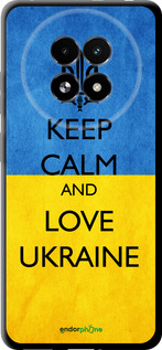 TPU чехол Keep calm and love Ukraine v2 для Realme 13+ 5G - 1114b-3891 изображение 