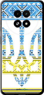 TPU чехол Герб - вишиванка жовто-блакитна  для Realme 13+ 5G - 1197b-3891 изображение 