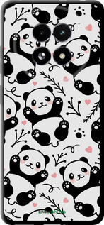 TPU чехол Панди для Realme 13+ 5G - 4318b-3891 изображение 