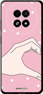 TPU чехол Половинка сердца для Realme 13+ 5G - 4340b-3891 изображение 