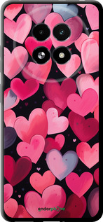 TPU чехол Сердечки 4 для Realme 13+ 5G - 5662b-3891 изображение 