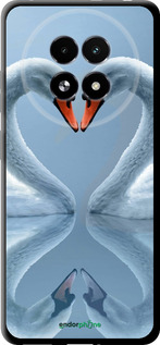 TPU чехол Лебеди для Realme 13+ 5G - 6007b-3891 изображение 