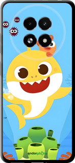 TPU чехол Бейби Шарк для Realme 13+ 5G - 6303b-3891 изображение 