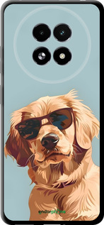 TPU чехол Пес в очках для Realme 13+ 5G - 6381b-3891 изображение 
