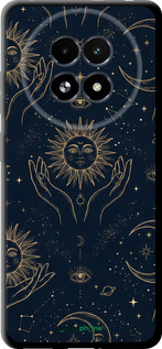 TPU чехол Celestial Harmony: Sun & Moon Gold Mystic Pattern для Realme 13+ 5G - 6778b-3891 изображение 