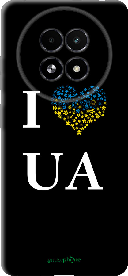 TPU чехол I love UA для Realme 13+ 5G - 1112b-3891 изображение 