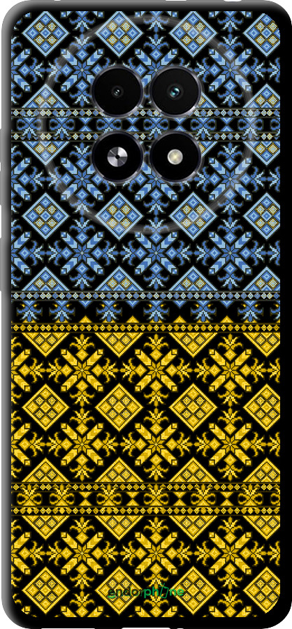 TPU чехол Жовто-блакитна вишиванка для Realme 13+ 5G - 1169b-3891 изображение 