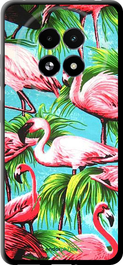 TPU чехол Tropical background для Realme 13+ 5G - 4016b-3891 изображение 