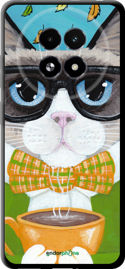 TPU чехол Cat&Coffee для Realme 13+ 5G - 4053b-3891 изображение 
