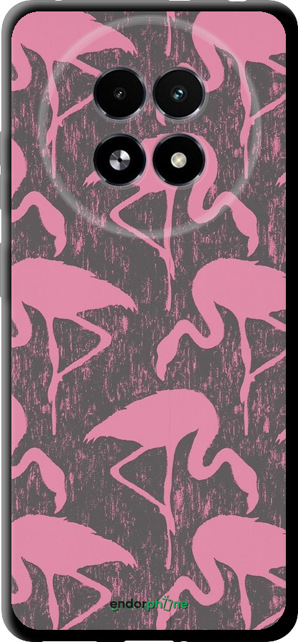 TPU чехол Vintage-Flamingos для Realme 13+ 5G - 4171b-3891 изображение 