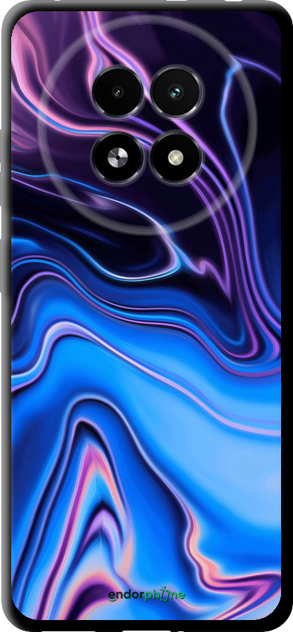 TPU чехол Узор воды для Realme 13+ 5G - 4491b-3891 изображение 
