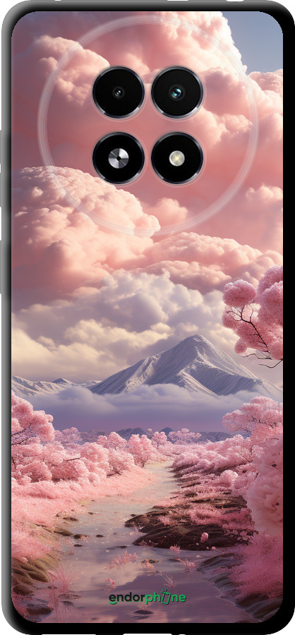 TPU чехол Розовые облака для Realme 13+ 5G - 5660b-3891 изображение 