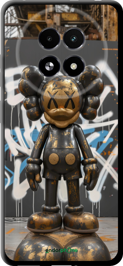 TPU чехол Bronze kaws v3 для Realme 13+ 5G - 6099b-3891 изображение 