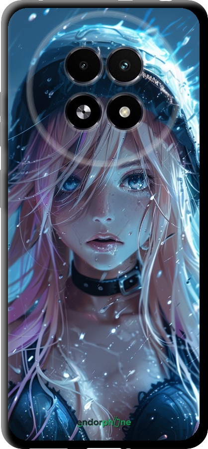 TPU чехол Аниме-дива под дождем для Realme 13+ 5G - 6120b-3891 изображение 