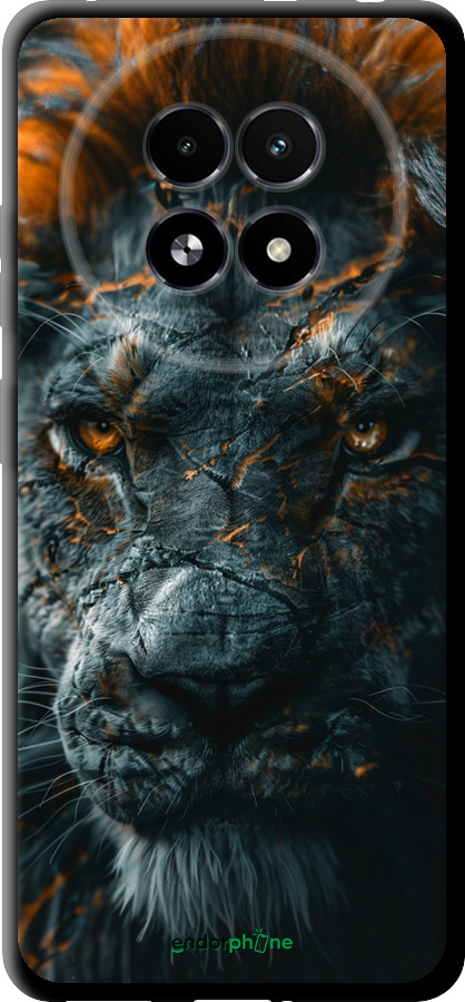 TPU чехол Пламенный лев для Realme 13+ 5G - 6153b-3891 изображение 