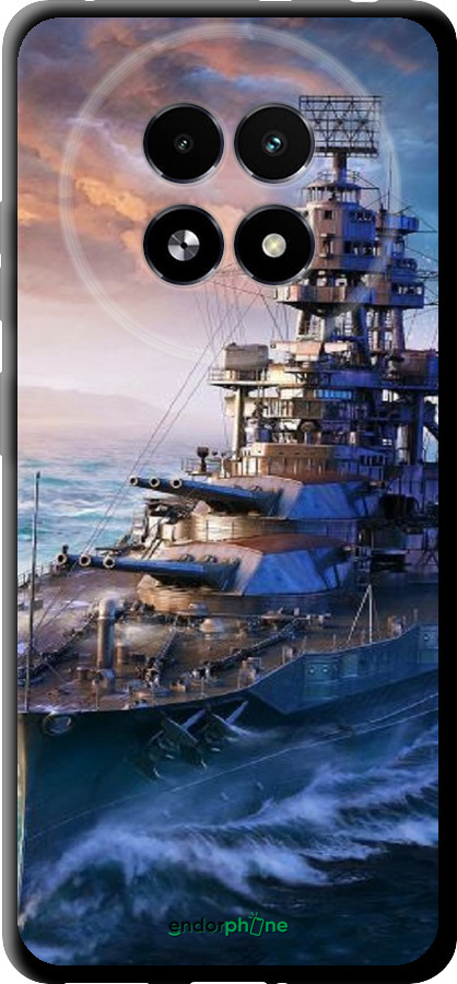 TPU чехол Військовий корабель, world of tanks, wargaming для Realme 13+ 5G - 6461b-3891 изображение 