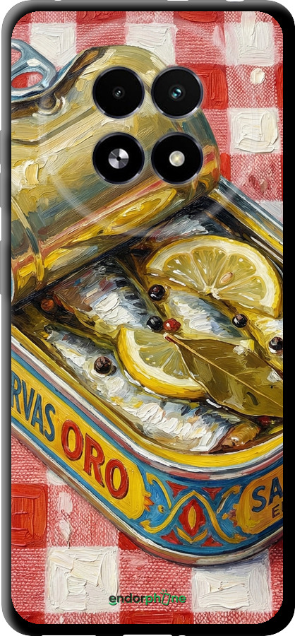 TPU чехол Vintage Sardine Tin Phone для Realme 13+ 5G - 6772b-3891 изображение 