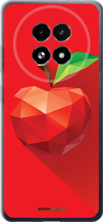 Силиконовый чехол Яблоко для Realme 13+ 5G - 4696u-3891 изображение 