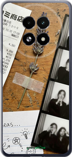 Силиконовый чехол Aesthetic Scrapbook Collage для Realme 13+ 5G - 6773u-3891 изображение 