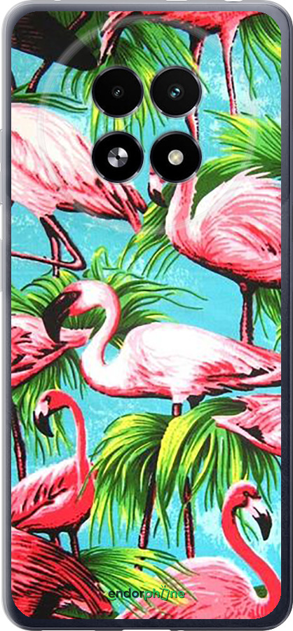 Силіконовий чехол Tropical background для Realme 13+ 5G - 4016u-3891 изображение 