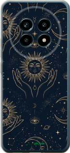 Силиконовый чехол 'Celestial Harmony: Sun & Moon Gold Mystic Pattern' для Realme 13 PRO / 13 PRO+ изображение 3