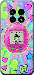 Силиконовый чехол Y2K Aesthetic Retro Pet: Годуй мене кавою для Realme 13 PRO / 13 PRO+ - 6784u-3789 изображение 
