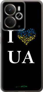 Силиконовый чехол I love UA для Realme 14 5G / 14T 5G - 1112u-4024 изображение 