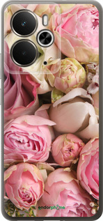 Силиконовый чехол Розы v2 для Realme 14 5G / 14T 5G - 2320u-4024 изображение 