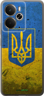 Силиконовый чехол Флаг и герб Украины 2 для Realme 14 5G / 14T 5G - 378u-4024 изображение 