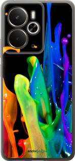 Силіконовий чехол Бризки фарби для Realme 14 5G / 14T 5G - 3957u-4024 изображение 