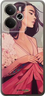 Силиконовый чехол Kelsey Beckett для Realme 14 5G / 14T 5G - 4034u-4024 изображение 