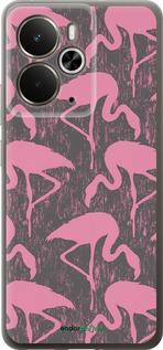 Силиконовый чехол Vintage-Flamingos для Realme 14 5G / 14T 5G - 4171u-4024 изображение 