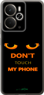 Силиконовый чехол Don't touch the phone для Realme 14 5G / 14T 5G - 4261u-4024 изображение 