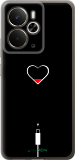 Силиконовый чехол Подзарядка сердца для Realme 14 5G / 14T 5G - 4274u-4024 изображение 