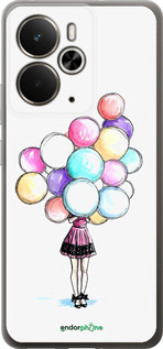 Силіконовий чехол Кульки для Realme 14 5G / 14T 5G - 4387u-4024 изображение 