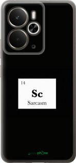 Силиконовый чехол Сарказм для Realme 14 5G / 14T 5G - 4501u-4024 изображение 