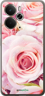 Силиконовый чехол Розы для Realme 14 5G / 14T 5G - 525u-4024 изображение 