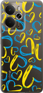 Силиконовый чехол Сердца UA для Realme 14 5G / 14T 5G - 5292u-4024 изображение 