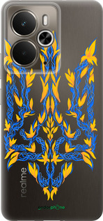 Силиконовый чехол Герб Украины v3 для Realme 14 5G / 14T 5G - 5313u-4024 изображение 