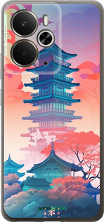 Силиконовый чехол Япония монастырь для Realme 14 5G / 14T 5G - 5590u-4024 изображение 