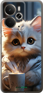 Силиконовый чехол White cat для Realme 14 5G / 14T 5G - 5646u-4024 изображение 